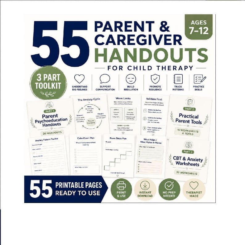 Parent Handouts for Child Therapy