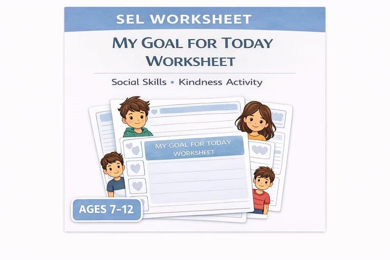 My Goal for Today Worksheet