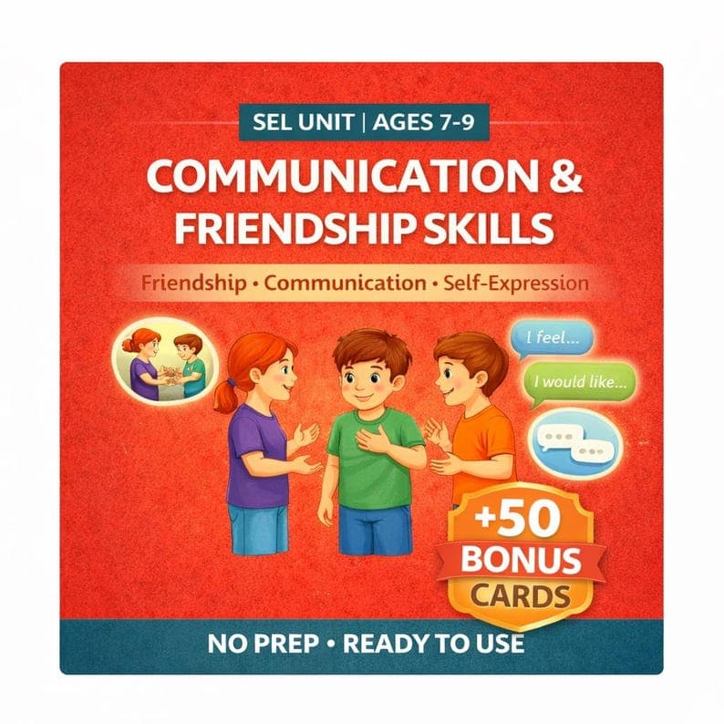 Friendship Skills Activities for Kids Ages 7–9