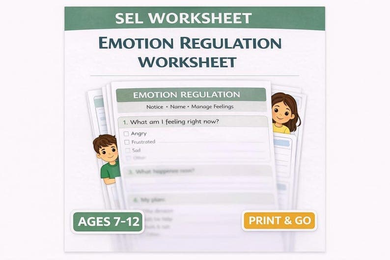 Emotional Regulation Worksheet