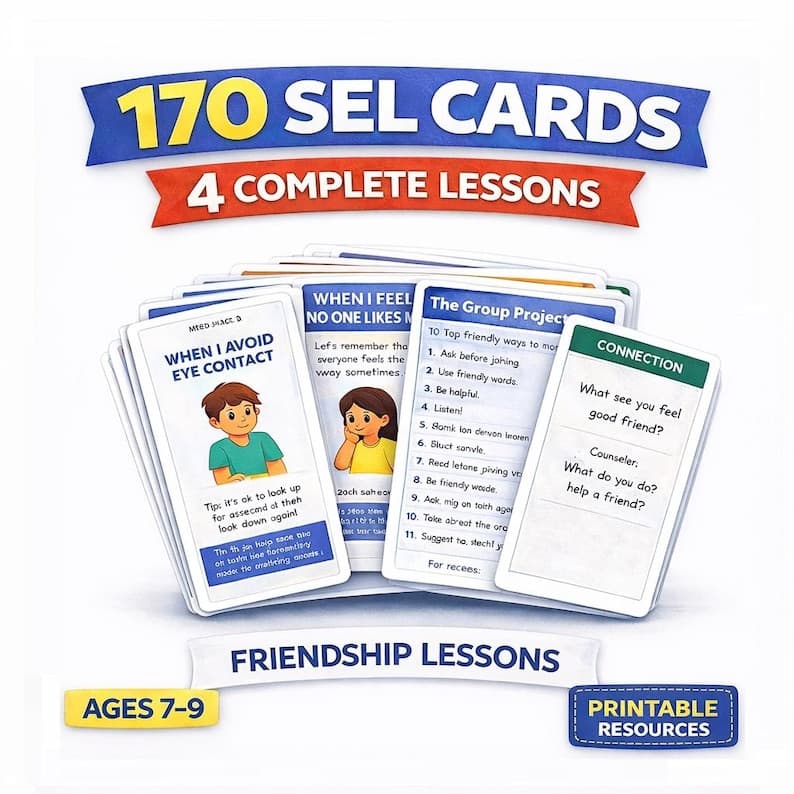 Friendship Skills Activities for Kids Ages 7-9 – Social Emotional Learning Lesson Plans