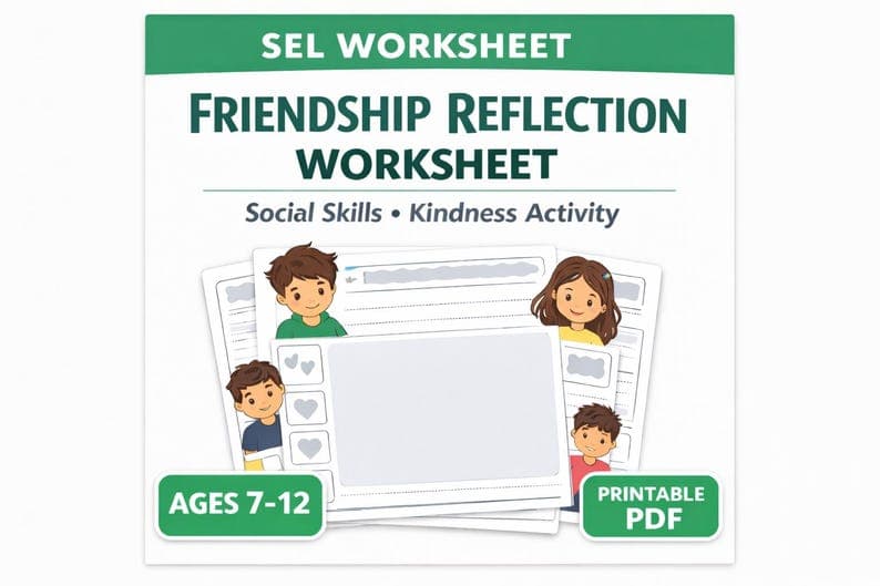 Friendship Reflection Worksheet