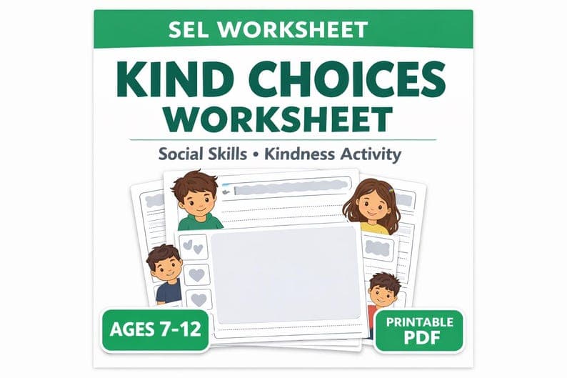 Kind Choices Worksheet