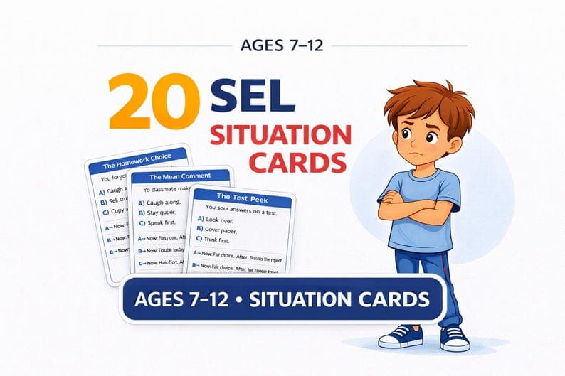 20 Situation Cards for Kids & Teens