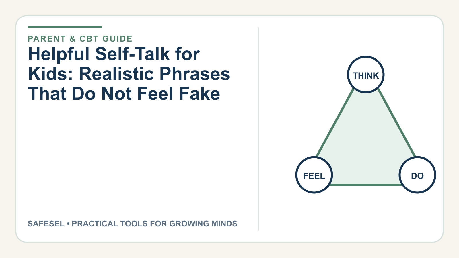 Helpful Self-Talk for Kids: Realistic Phrases That Do Not Feel Fake